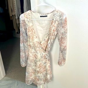 Abercrombie wrap around mini dress